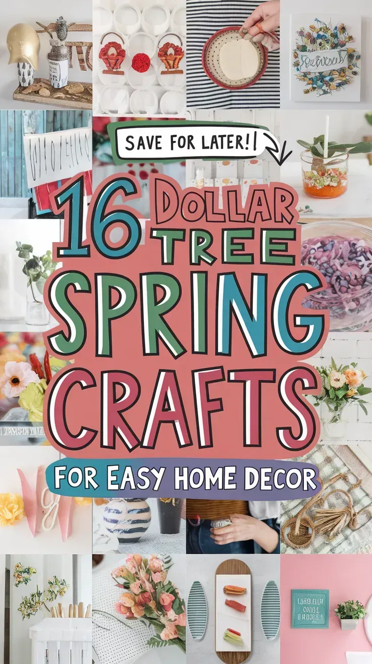 Dollar Tree Spring Crafts