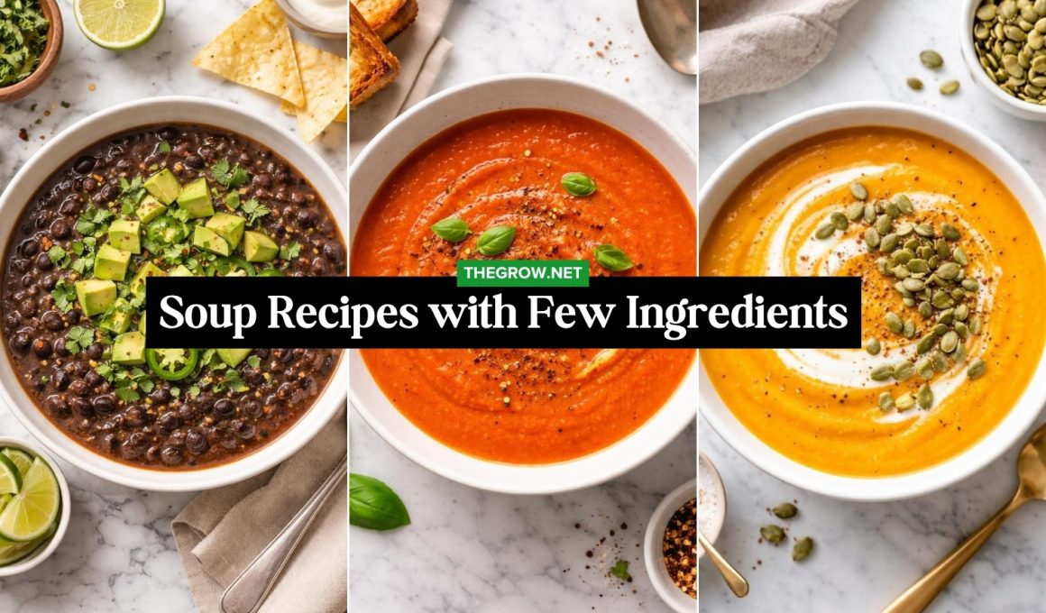 Easy Soup Recipes with Few Ingredients