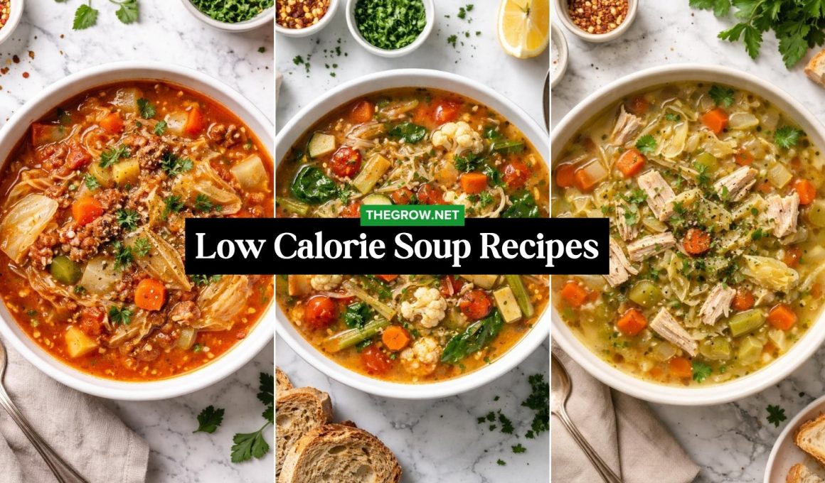 Low Calorie Soup Recipes