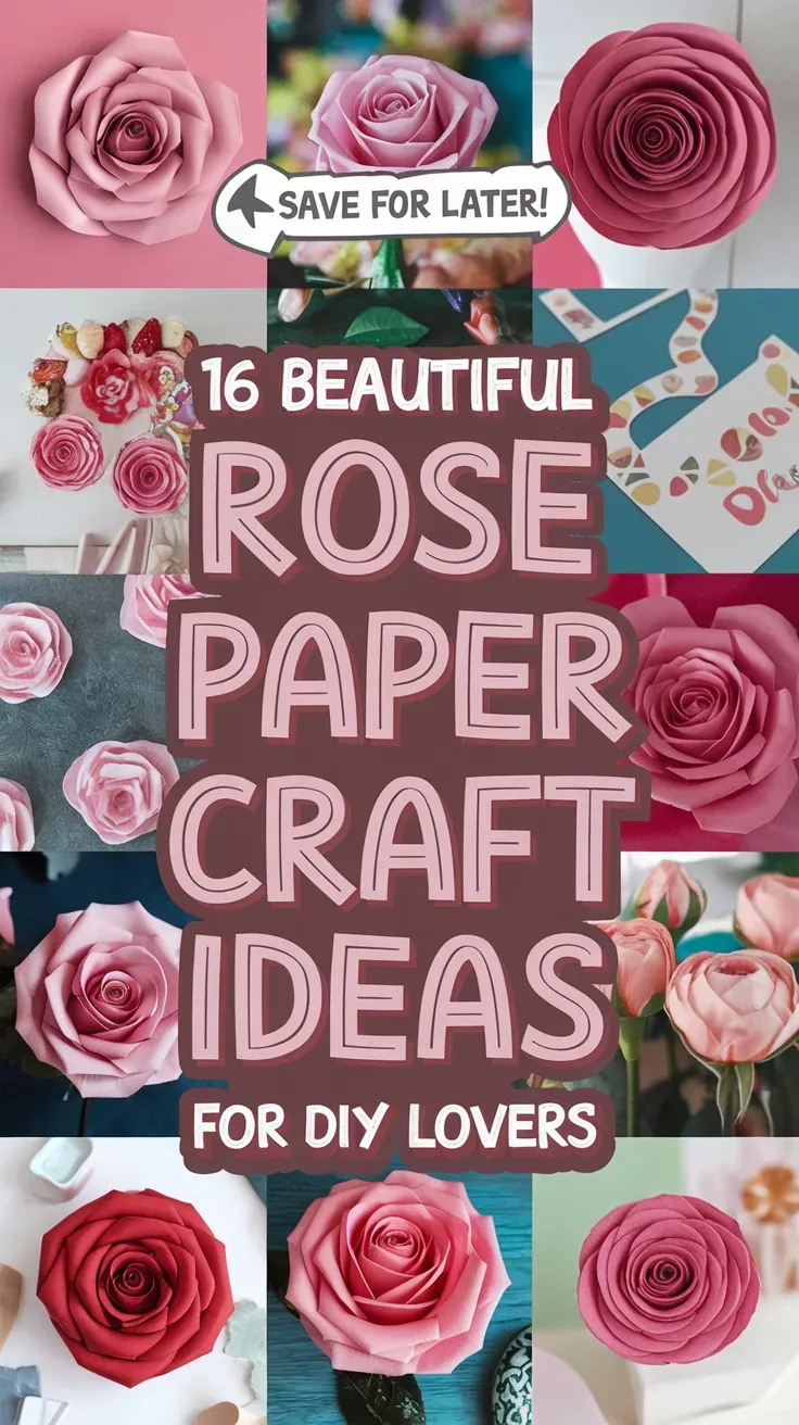 Rose Paper Craft Ideas