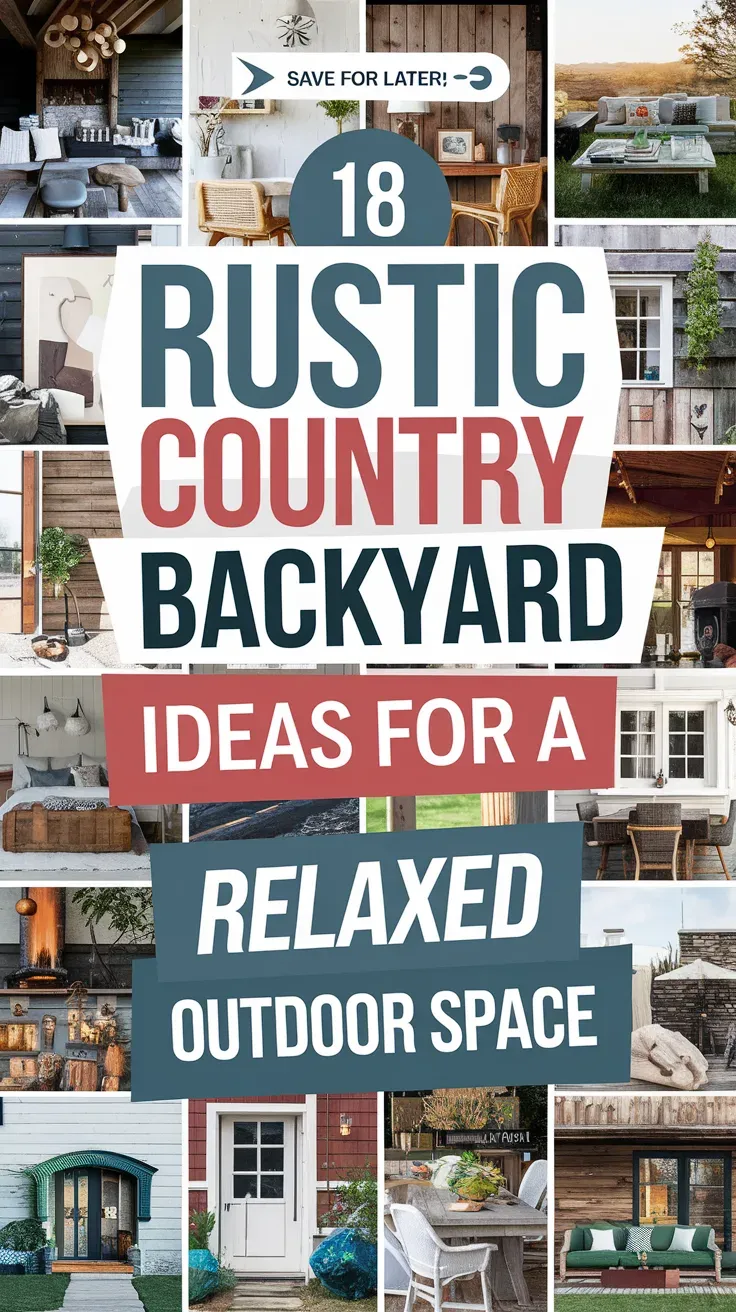 Rustic Country Backyard Ideas