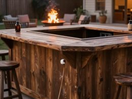 Rustic Outdoor Bar Ideas for Backyard Entertaining