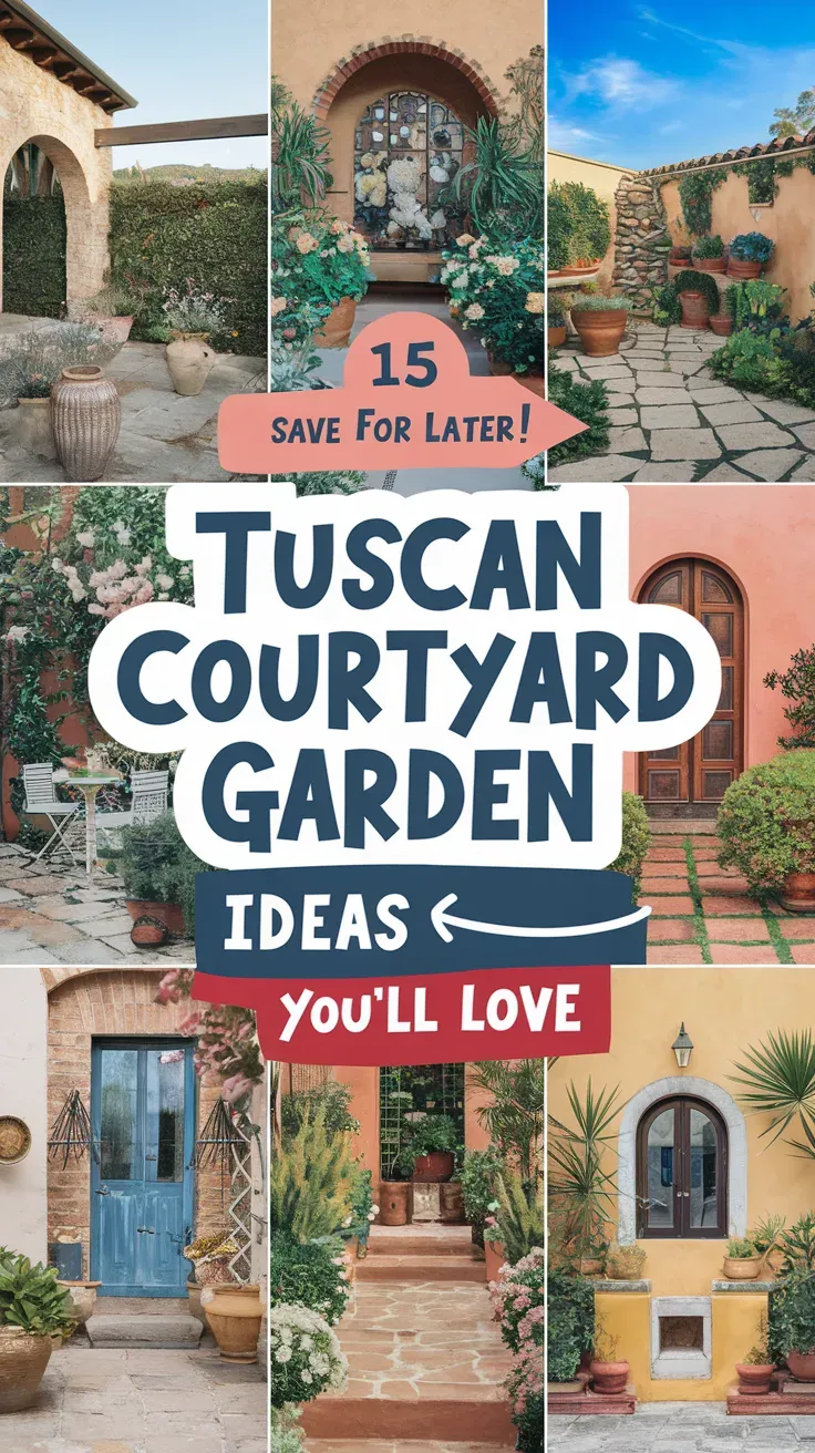 Tuscan Courtyard Garden