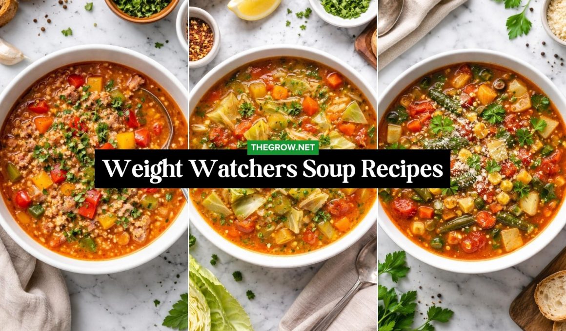 Weight Watchers Soup Recipes for Light Meals