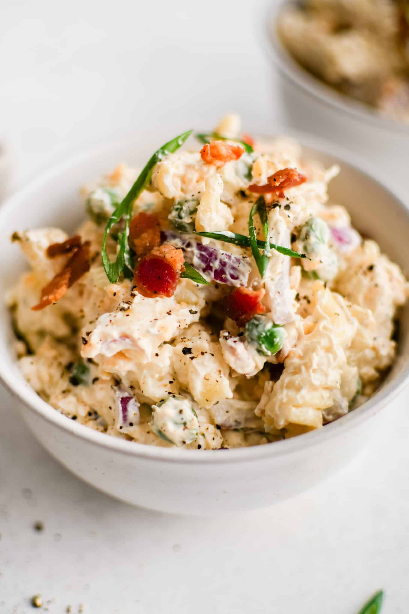 Bacon Ranch Potato Pasta Salad