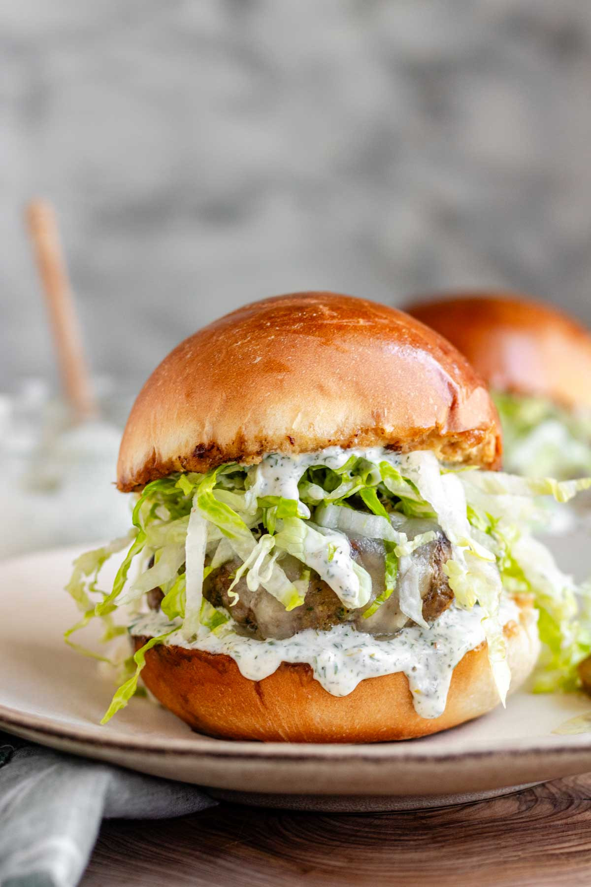 Blue Cheese and Jalapeño Burger