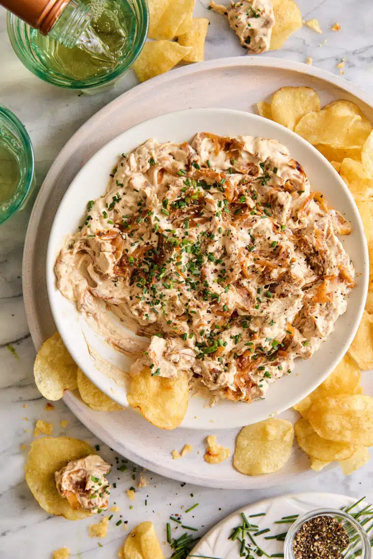 Caramelized Onion and Lentil Dip