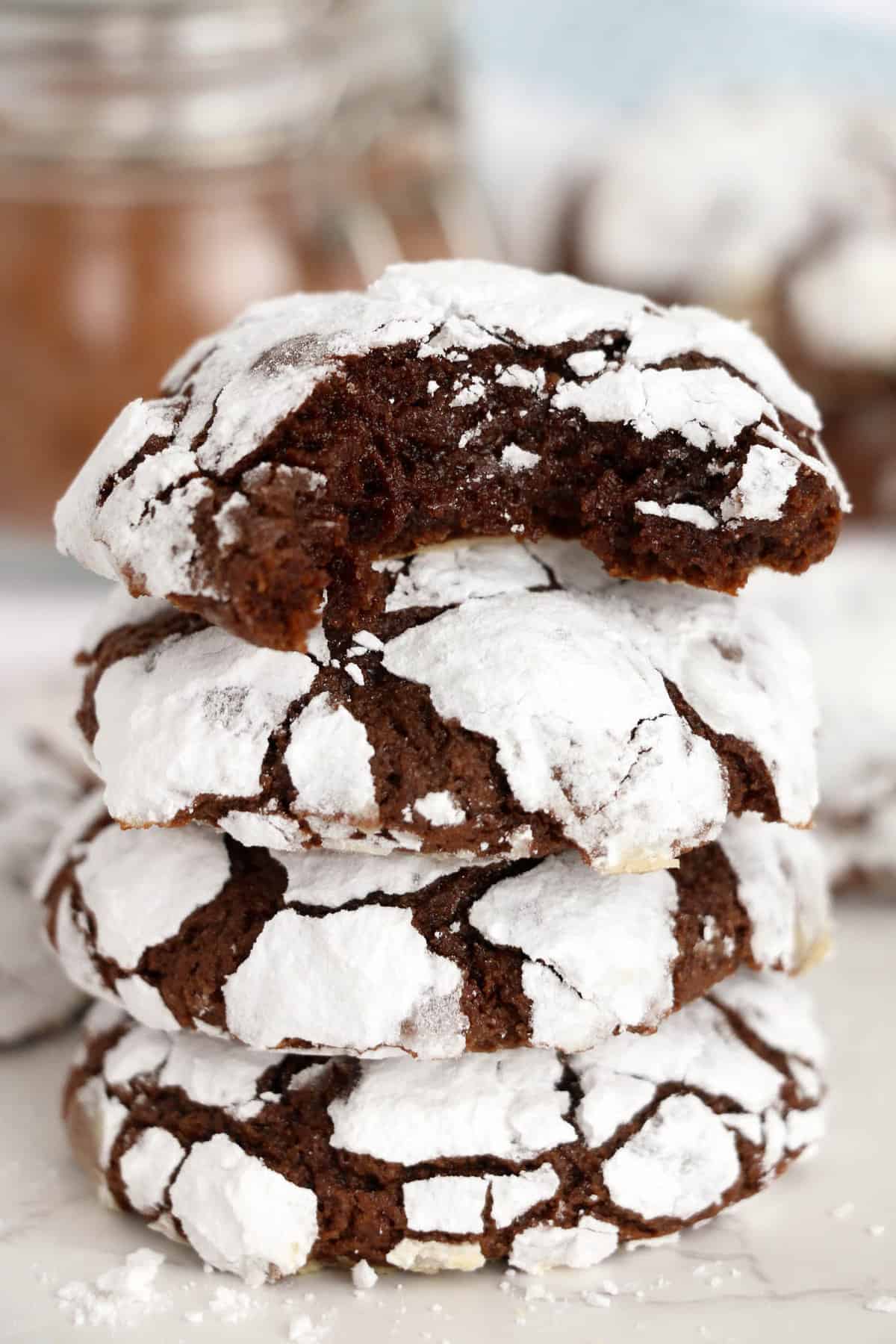 Chocolate Crinkle Cookies
