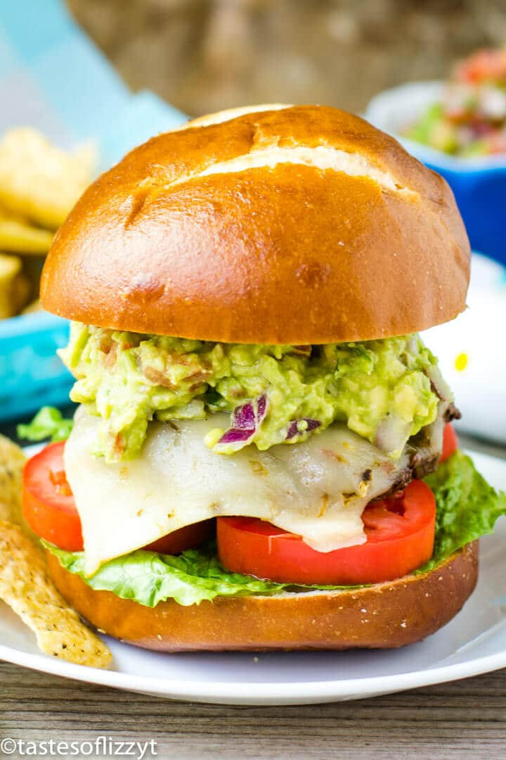 Classic Mexi-Burger with Guacamole