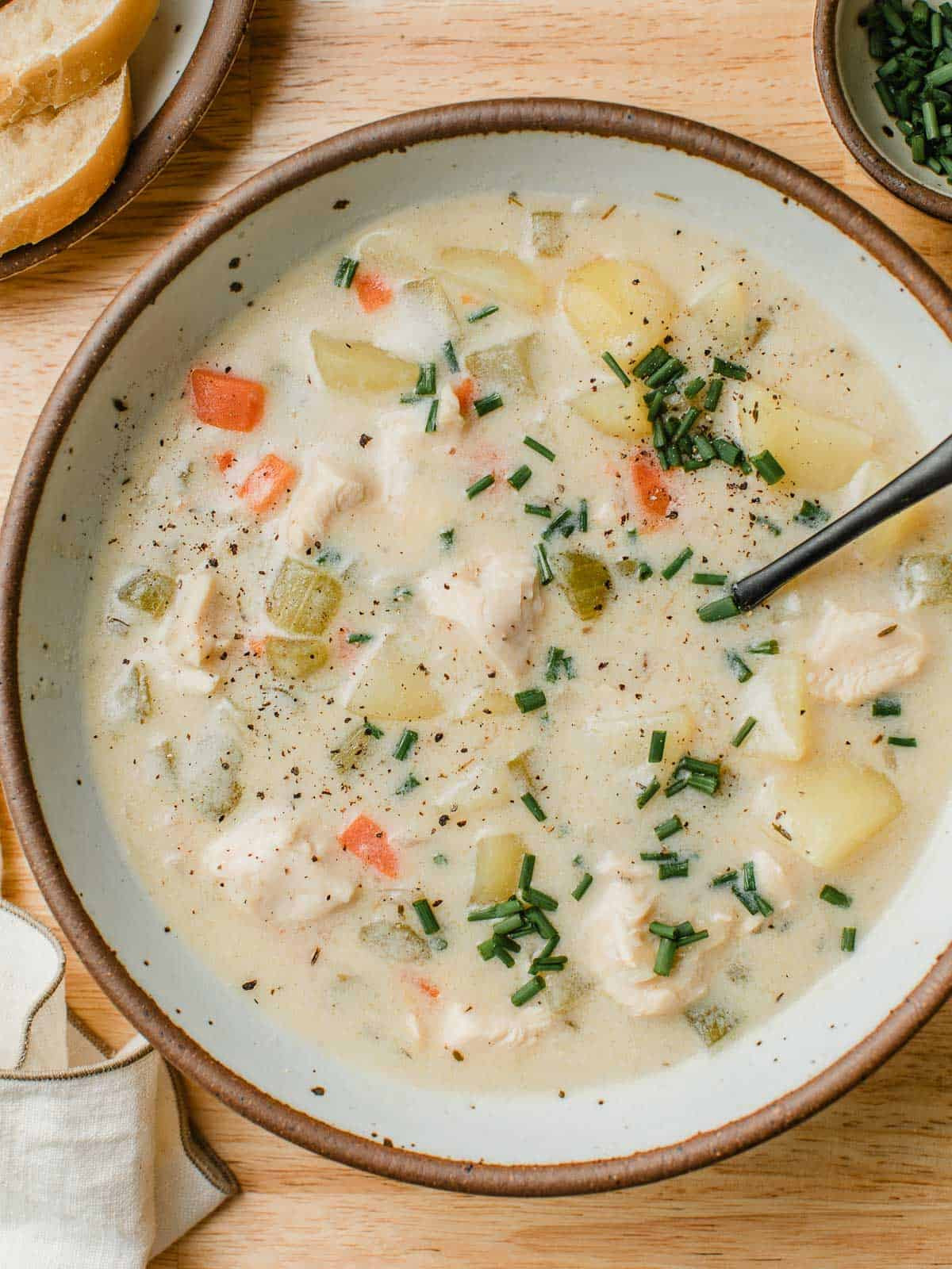 Creamy Potato and Chicken Soup