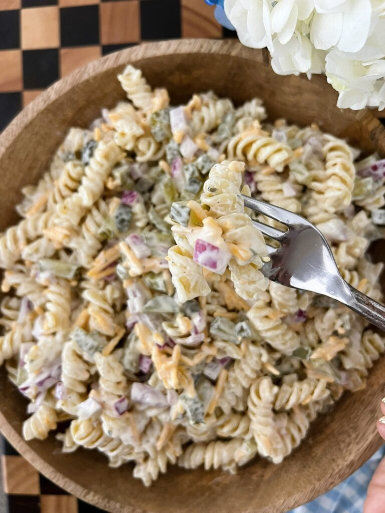 Dill Pickle Ranch Pasta Salad