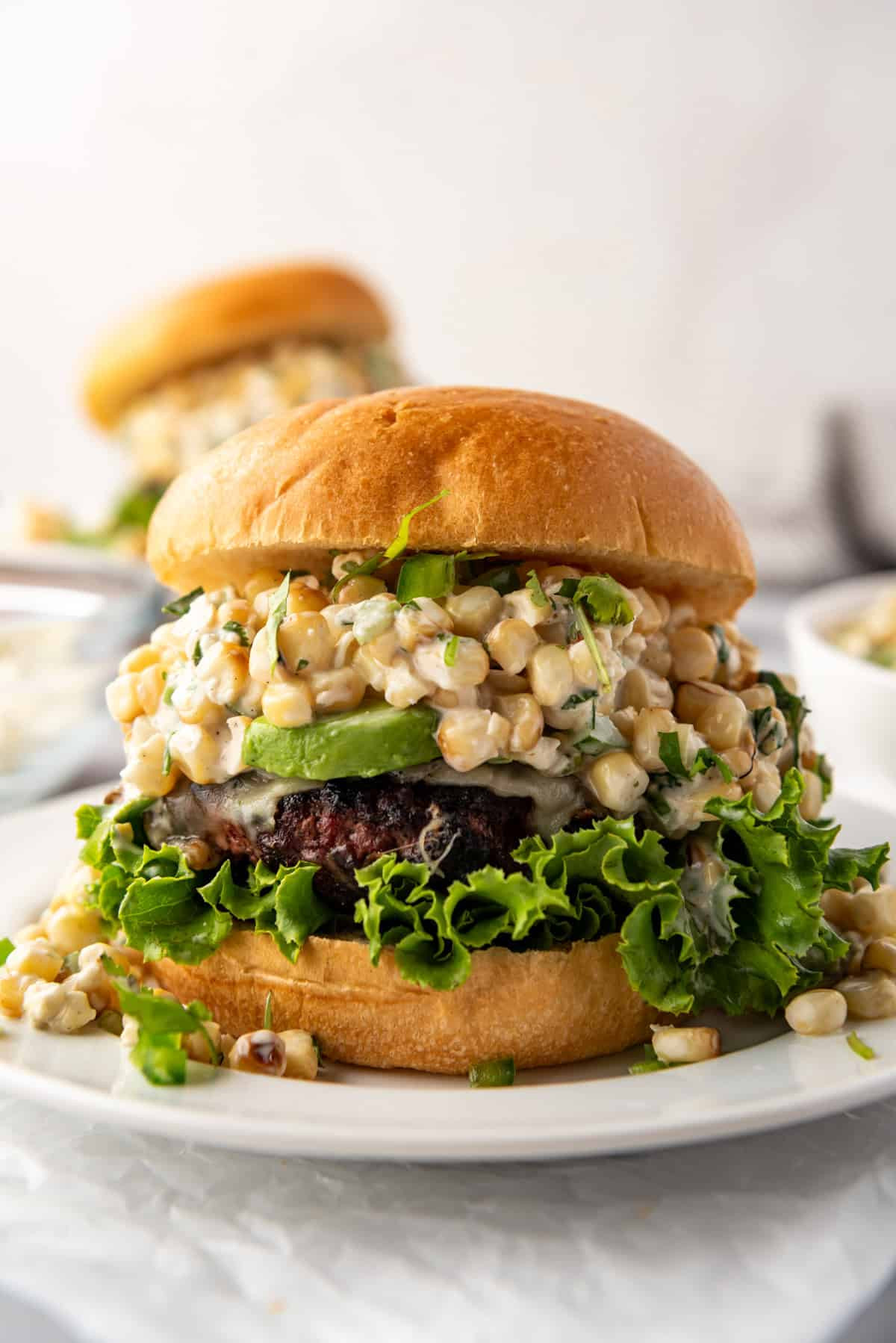 Elote Burger (Mexican Street Corn)