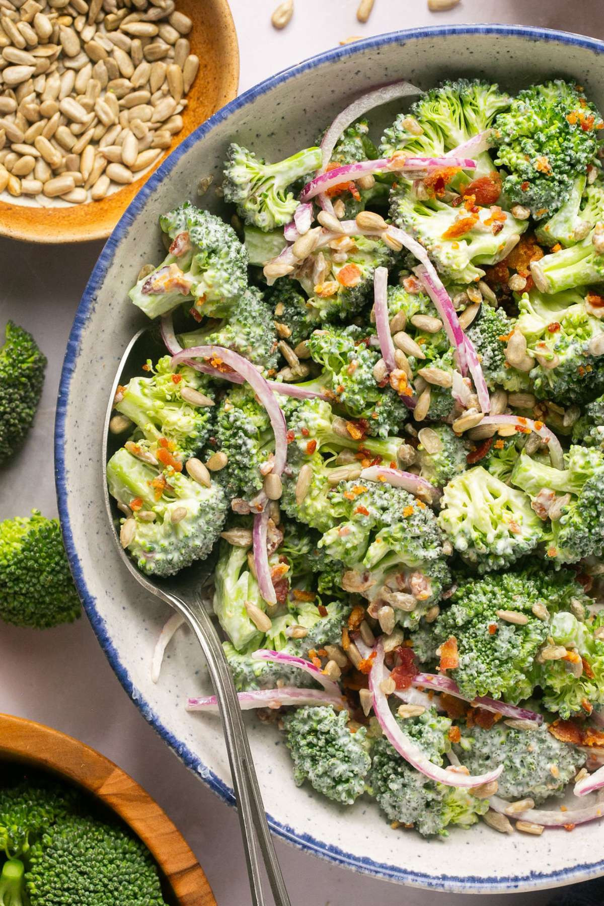 Greek Yogurt Ranch Broccoli Salad