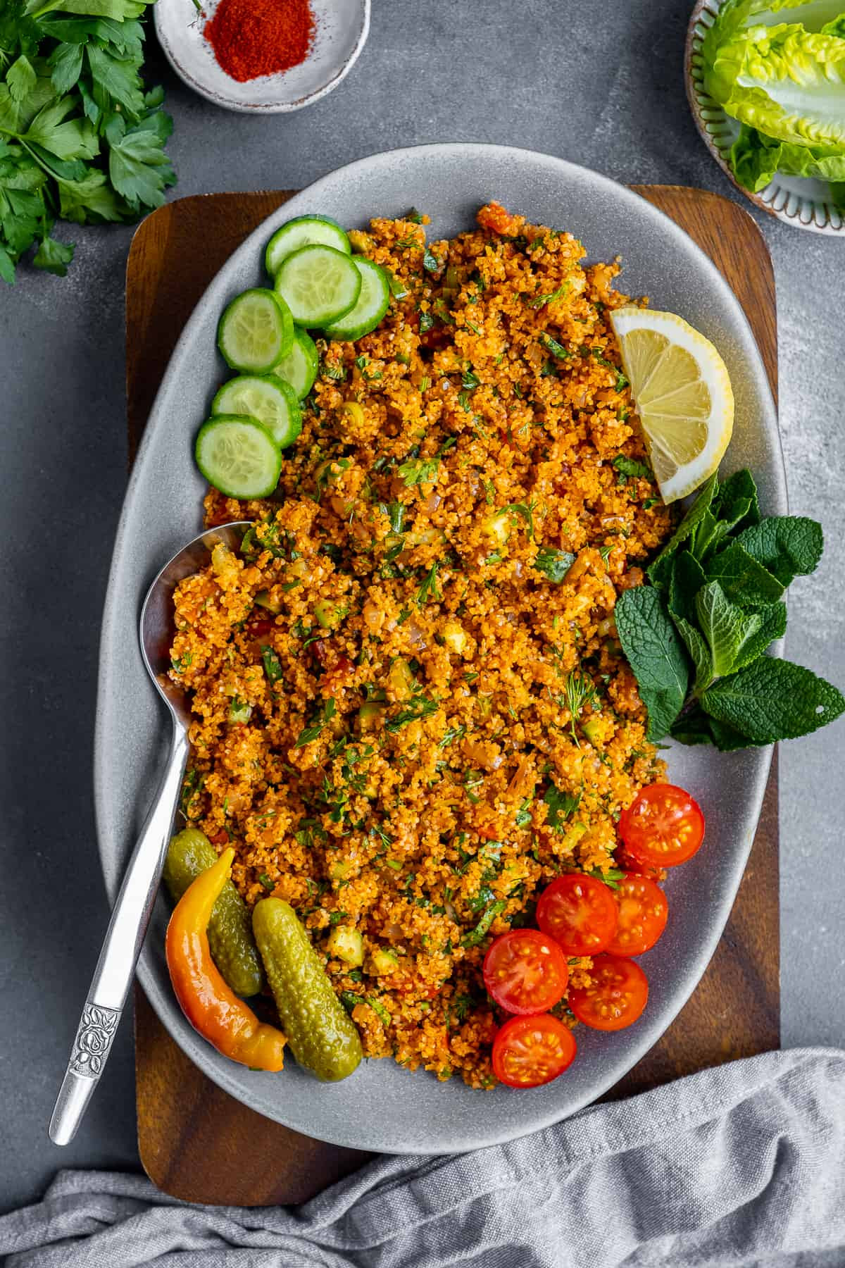 Kısır (Fine Bulgur Salad)