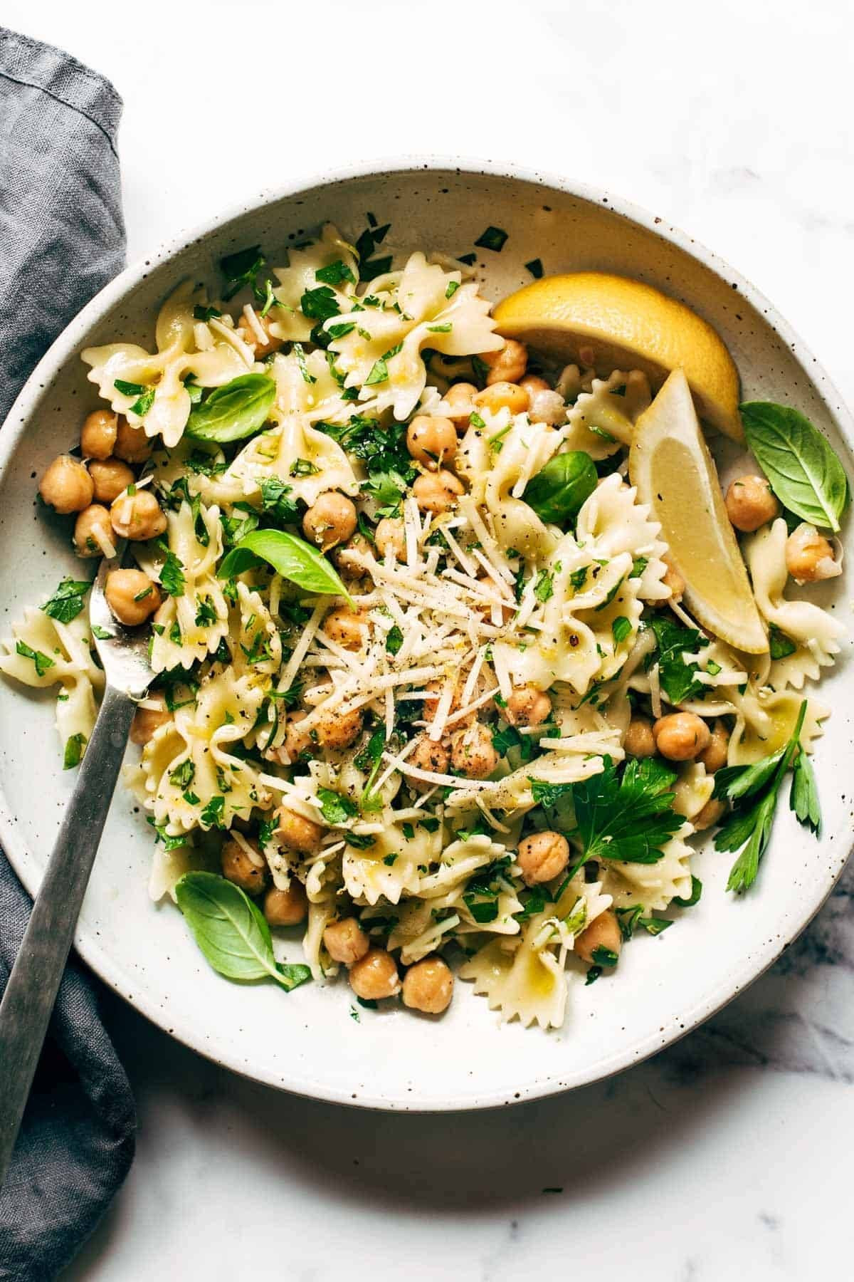 Lemon Herb Ranch Pasta Salad