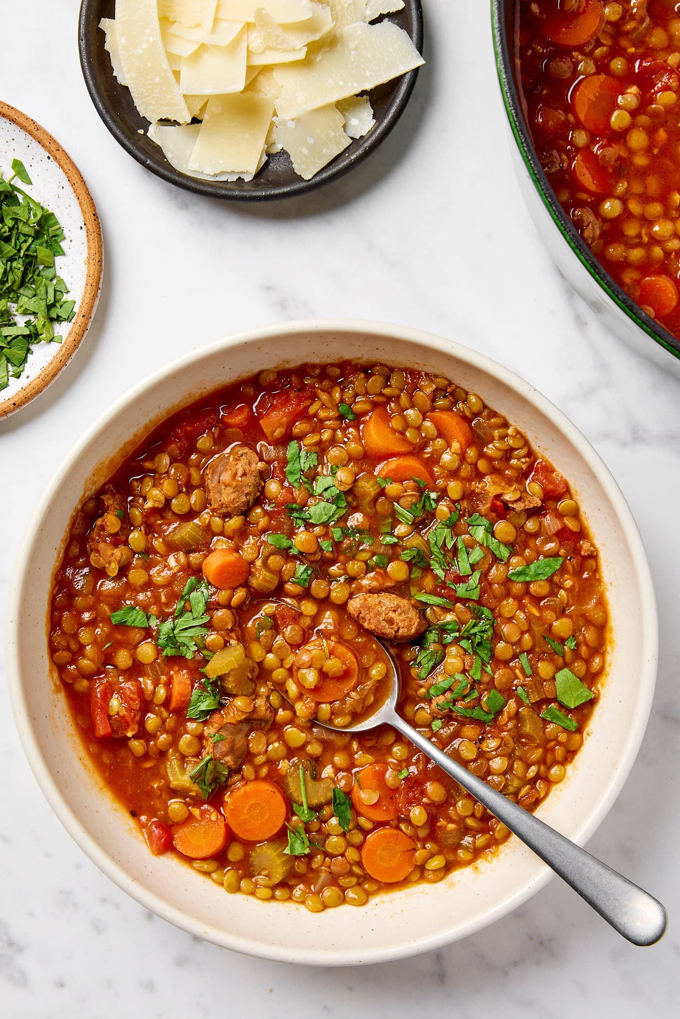 Lentil Soup with Sausage