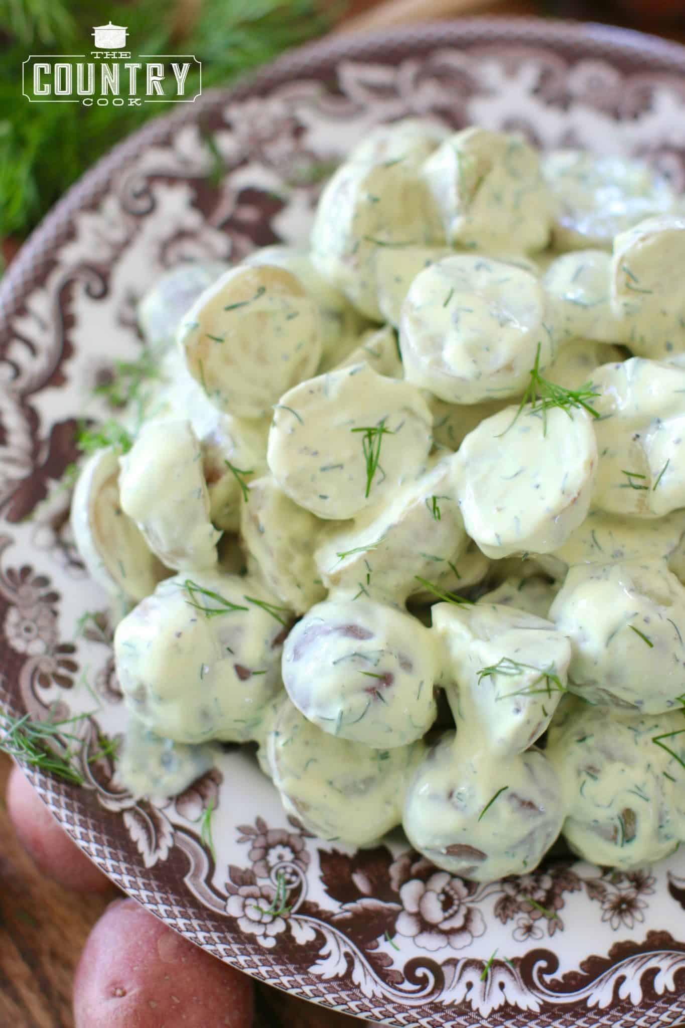 Light Yogurt Dill Potato Salad