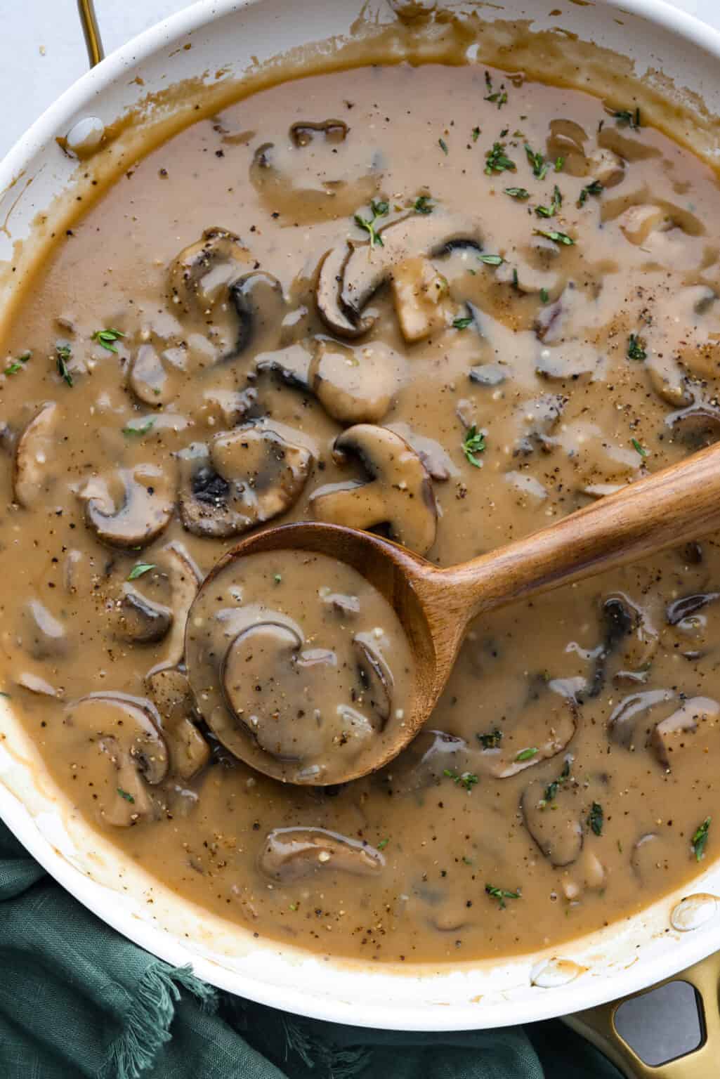 Seitan and Mushroom Gravy