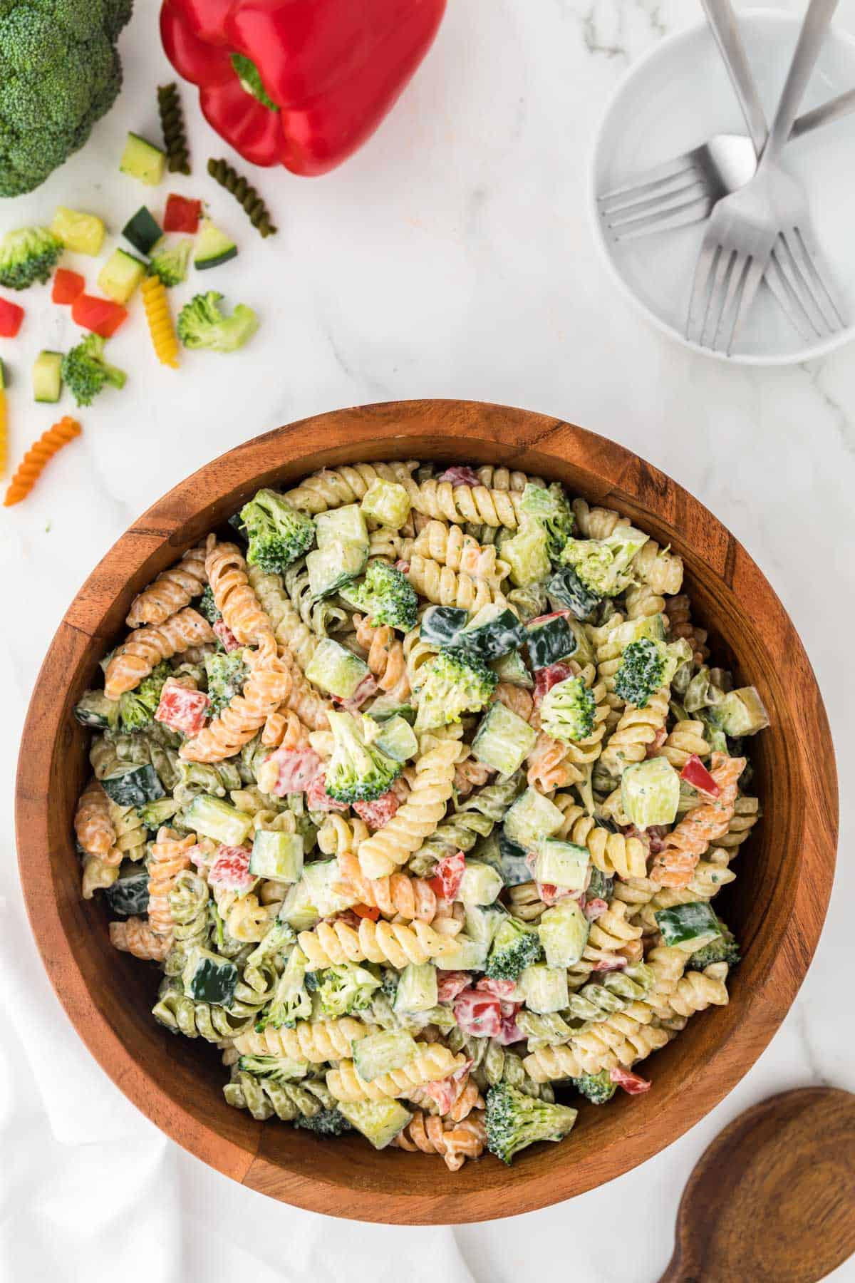 Ranch Italian Pasta Salad