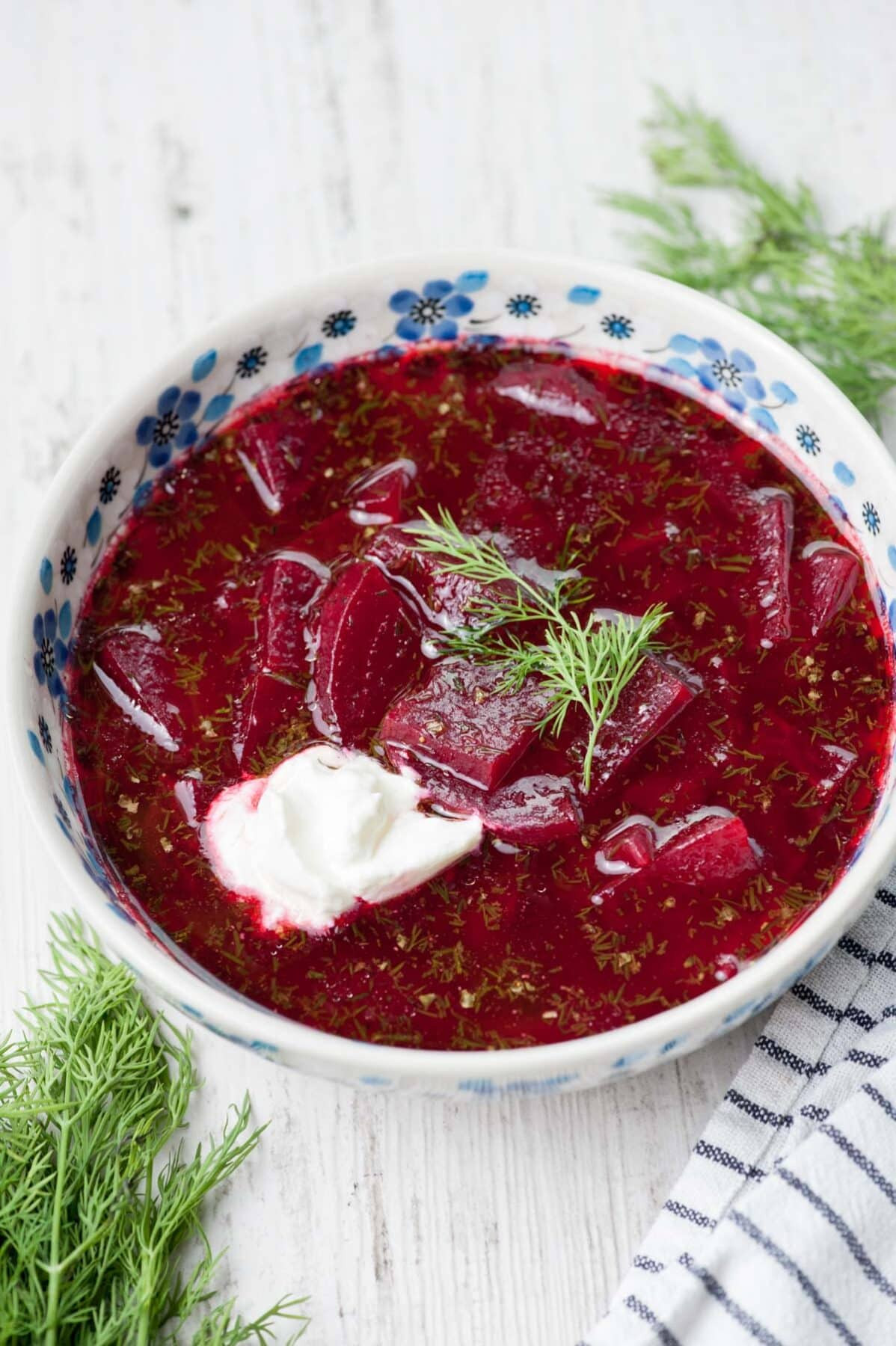 Simple "Just Beet" Broth (Beet Consommé)