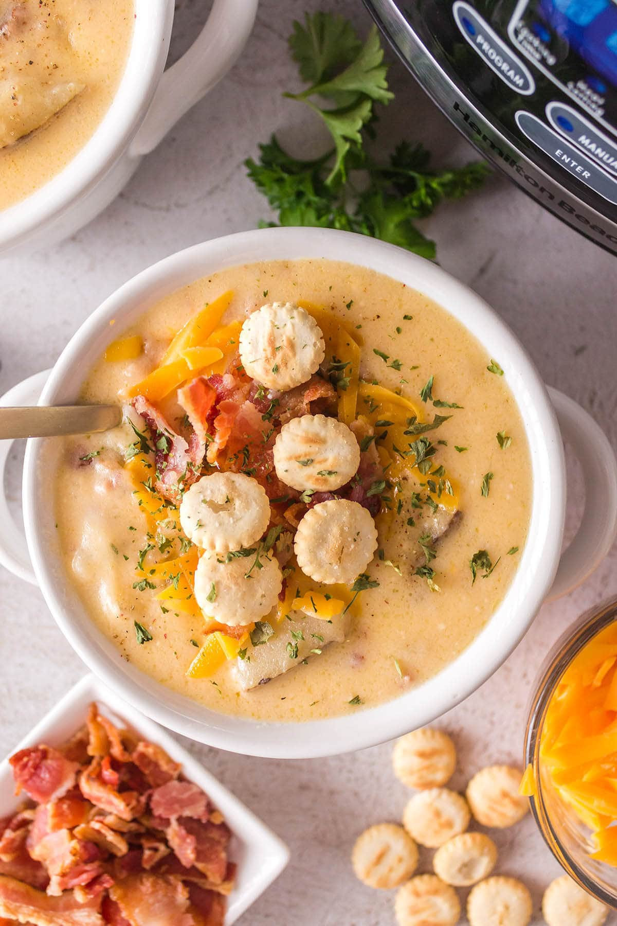 Slow Cooker Creamy Potato Soup