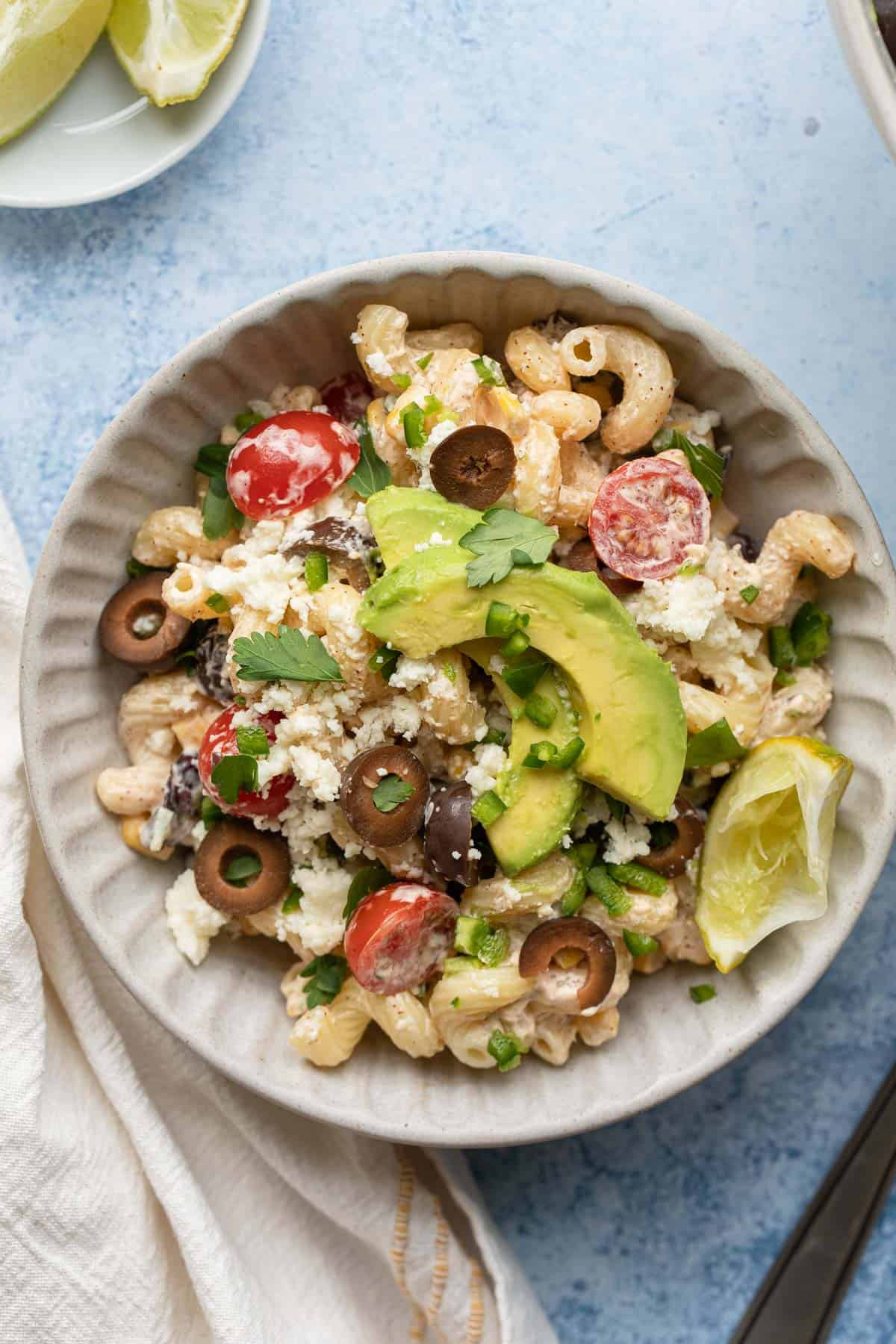Spicy Ranch & Black Bean Pasta Salad