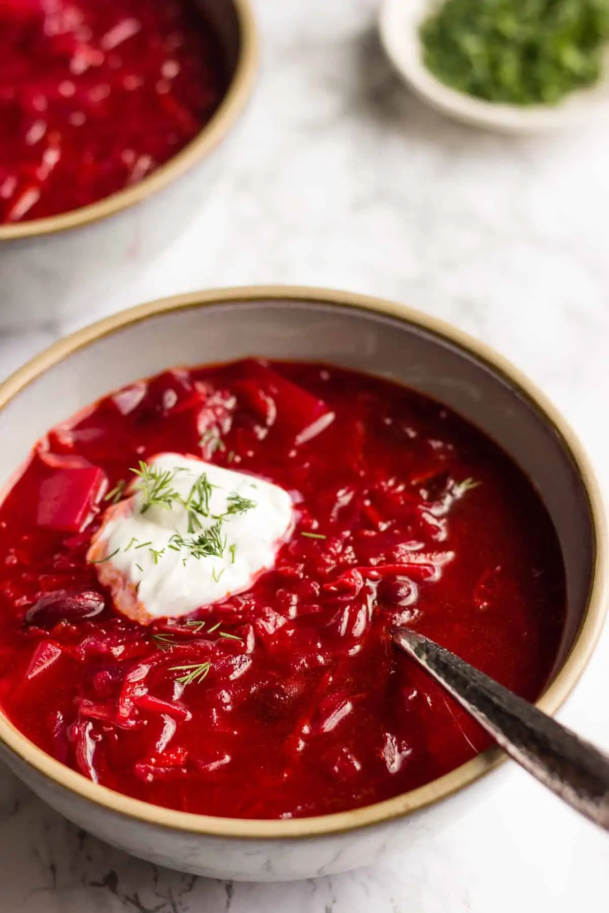 Vegan Borscht with White Beans