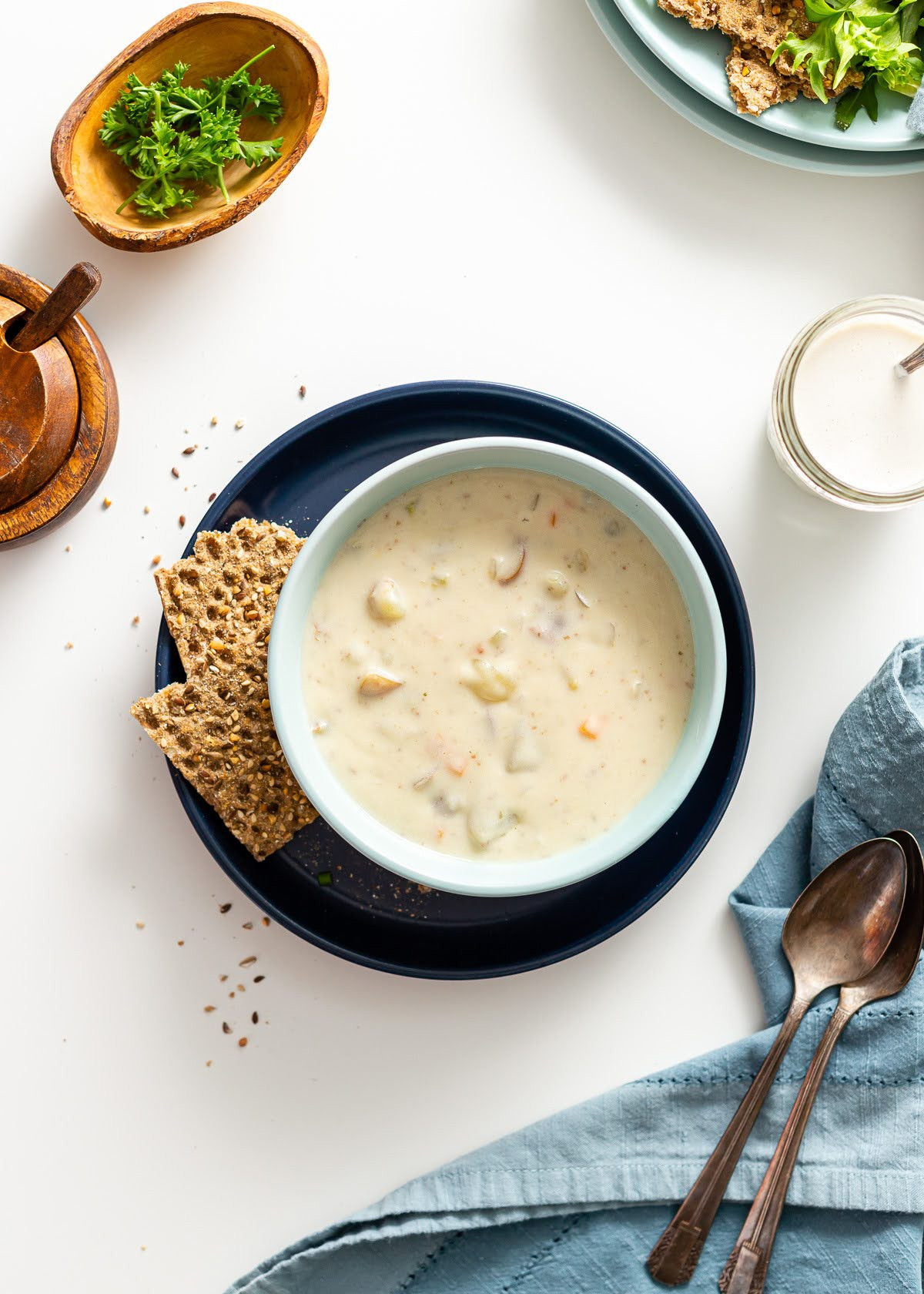 Vegan Cream of Potato Soup