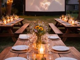 Cozy Backyard Movie Night Setup Ideas for Easy Hosting