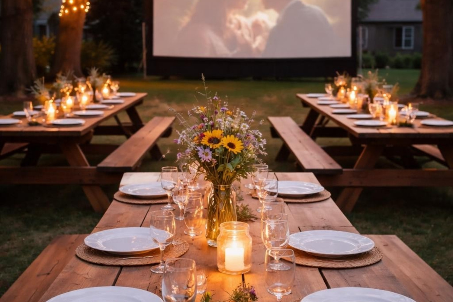 Cozy Backyard Movie Night Setup Ideas for Easy Hosting