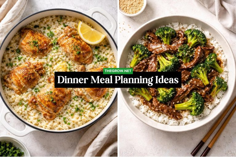 Dinner Meal Planning Ideas for Busy Weeknights