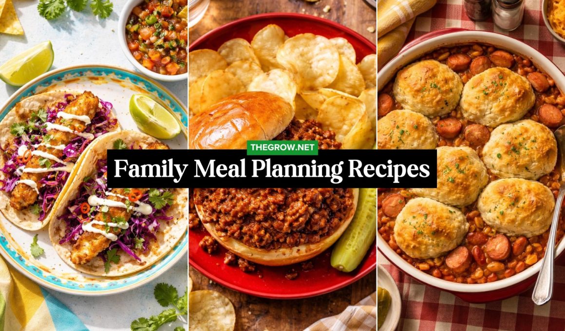 Easy Family Meal Planning Recipes Everyone Will Eat