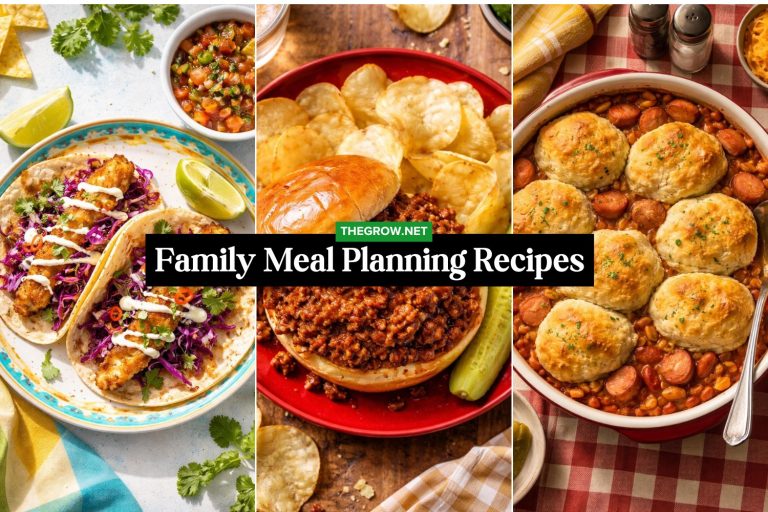 Easy Family Meal Planning Recipes Everyone Will Eat