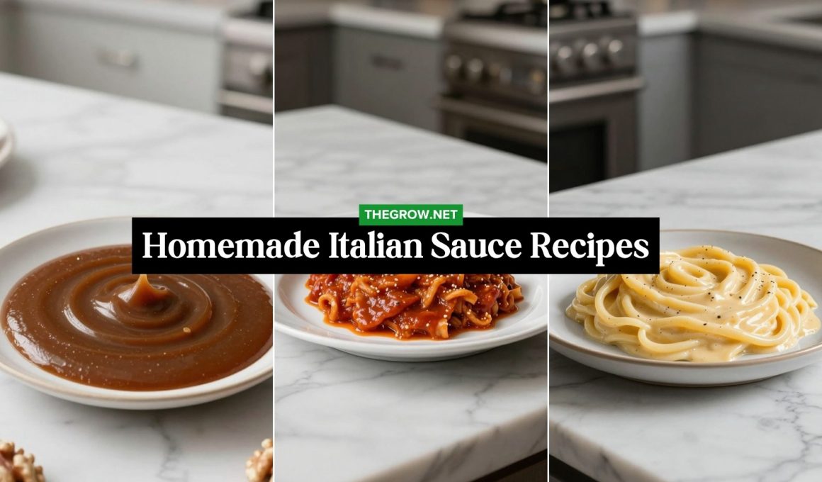 Homemade Italian Sauce Recipes