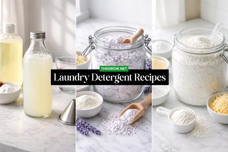 Homemade Laundry Detergent Recipes