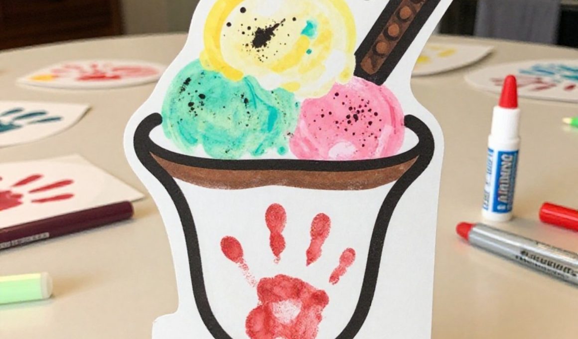 Ice Cream Paper Craft Ideas for Kids