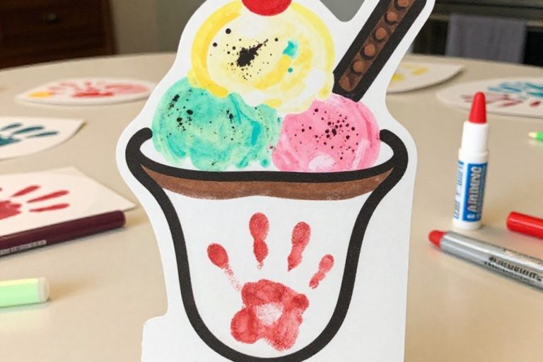 Ice Cream Paper Craft Ideas for Kids