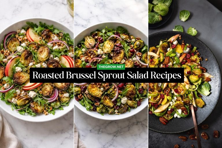 Roasted Brussel Sprout Salad Recipes