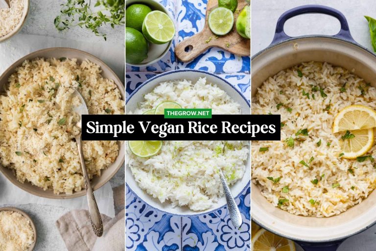 Simple Vegan Rice Recipes