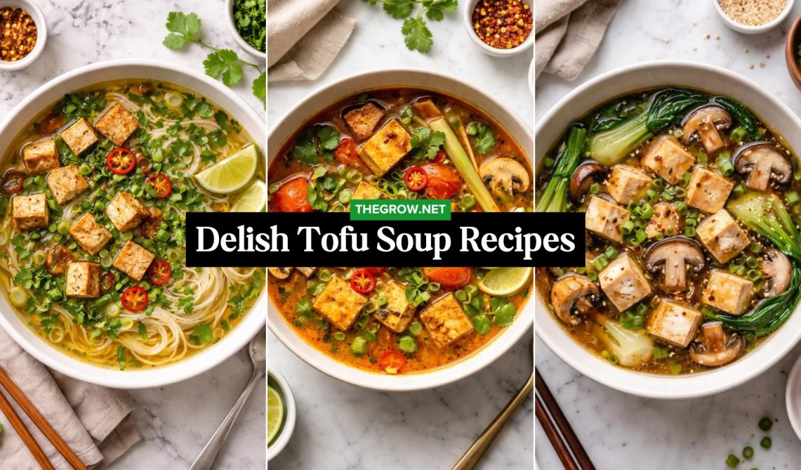 Simple Yet Delish Tofu Soup Recipes