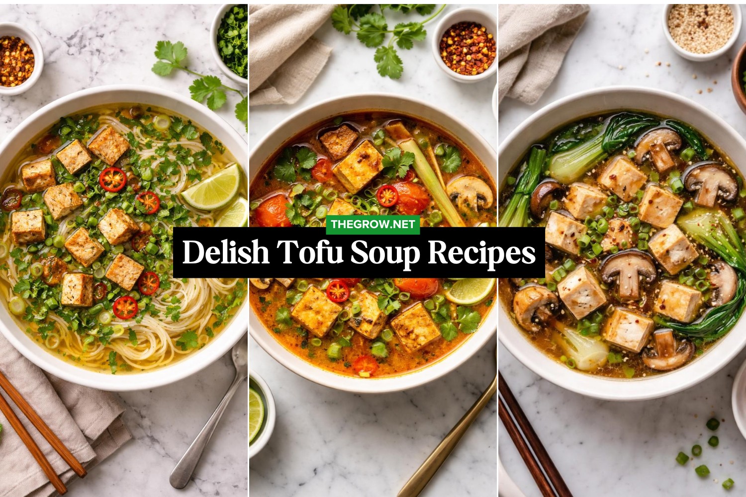Simple Yet Delish Tofu Soup Recipes