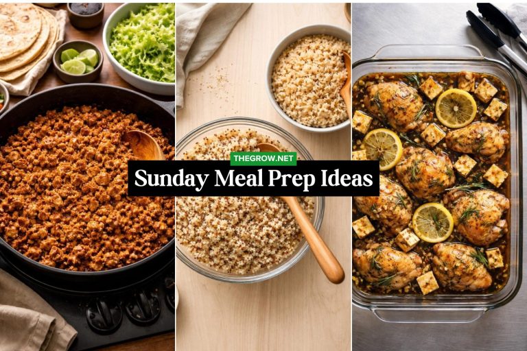 Sunday Meal Prep Ideas for a Better Week