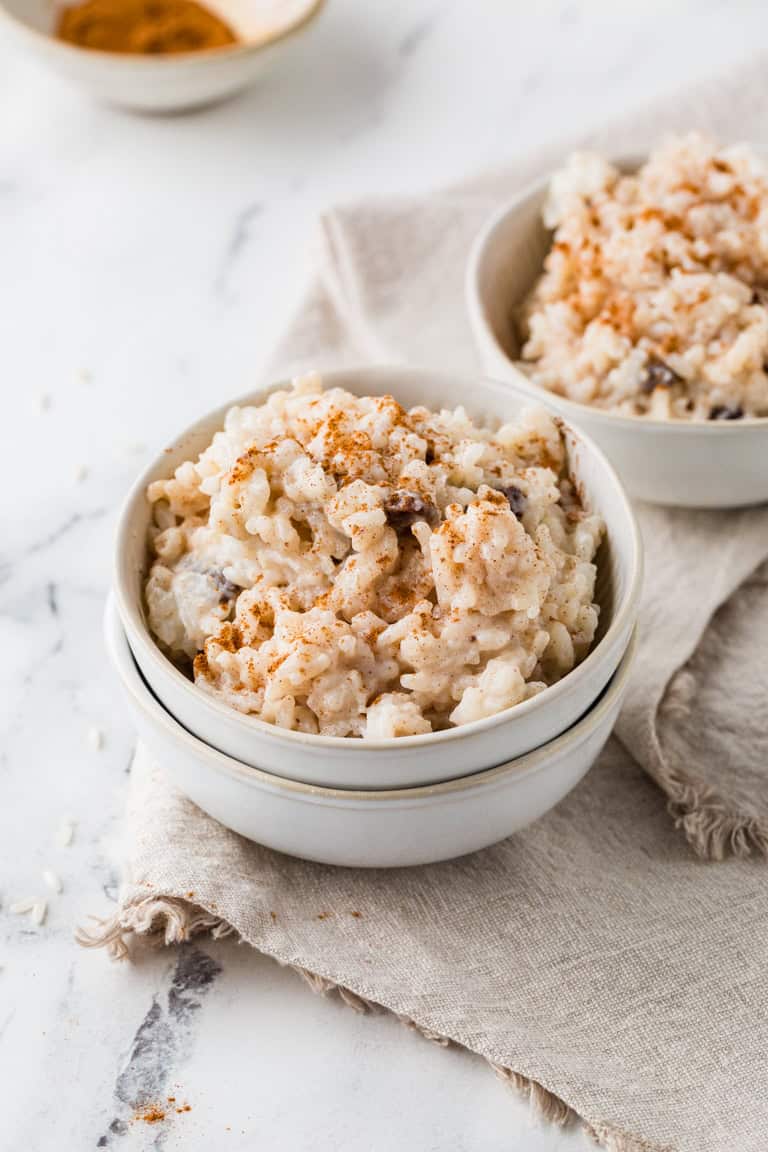 Sweet Rice with Cinnamon and Raisins