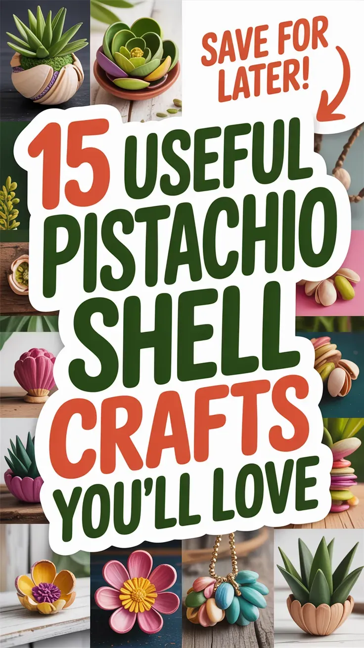 Useful Pistachio Shell Crafts You'll Love