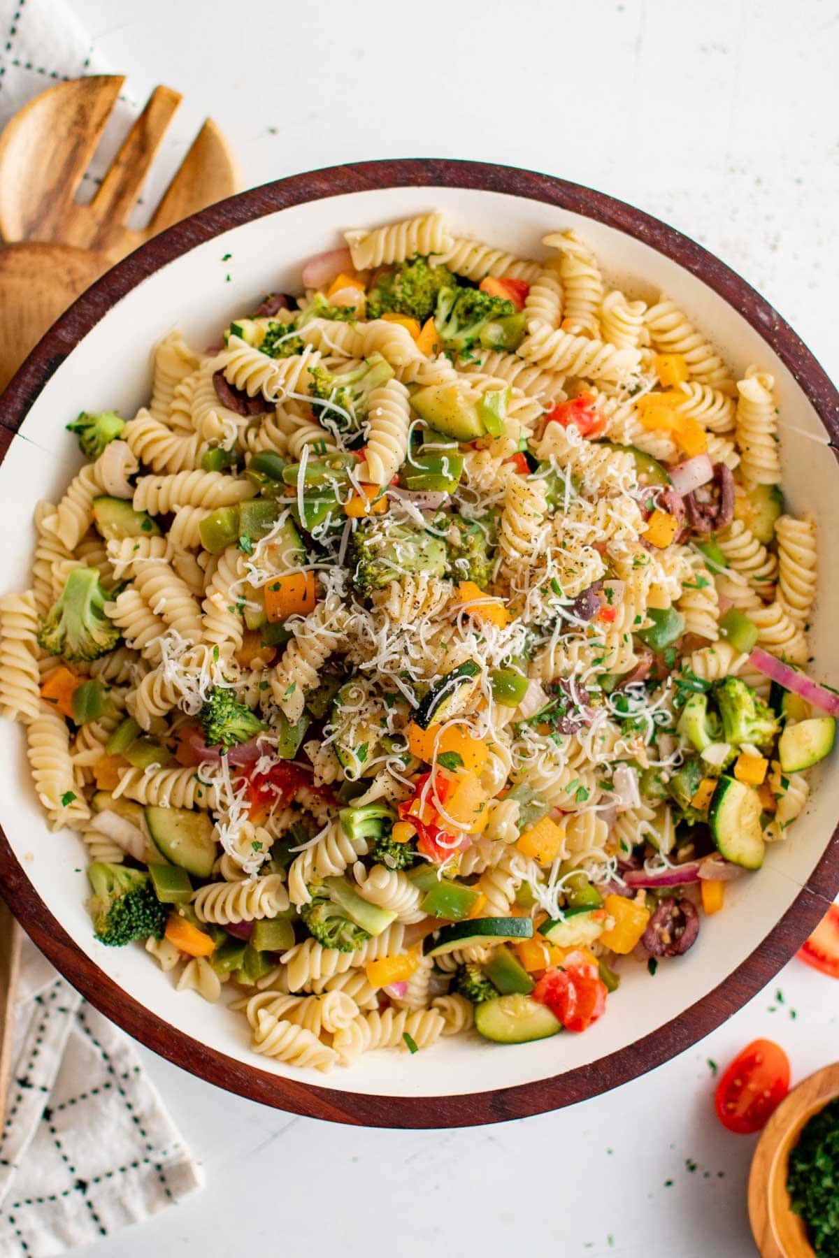 Italian Garden Vegetable Pasta Salad