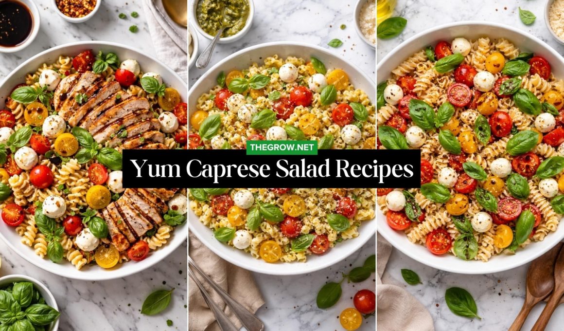 Yum Caprese Salad Recipes