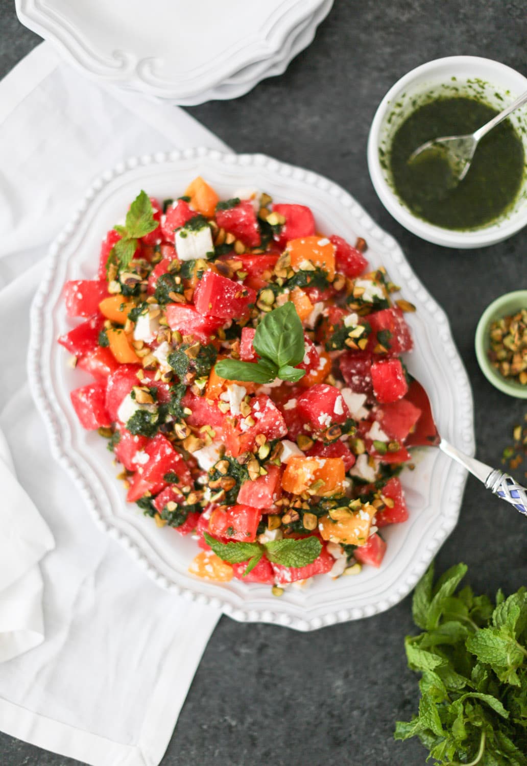 Watermelon and Tomato Salad