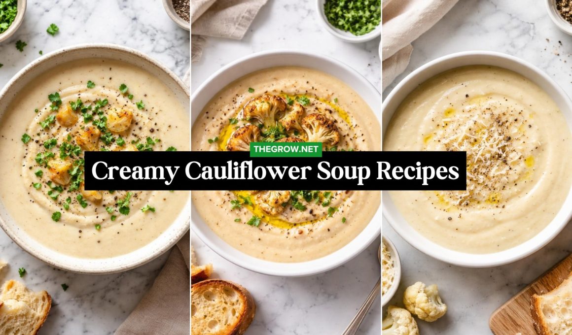Creamy Cauliflower Soup Recipes