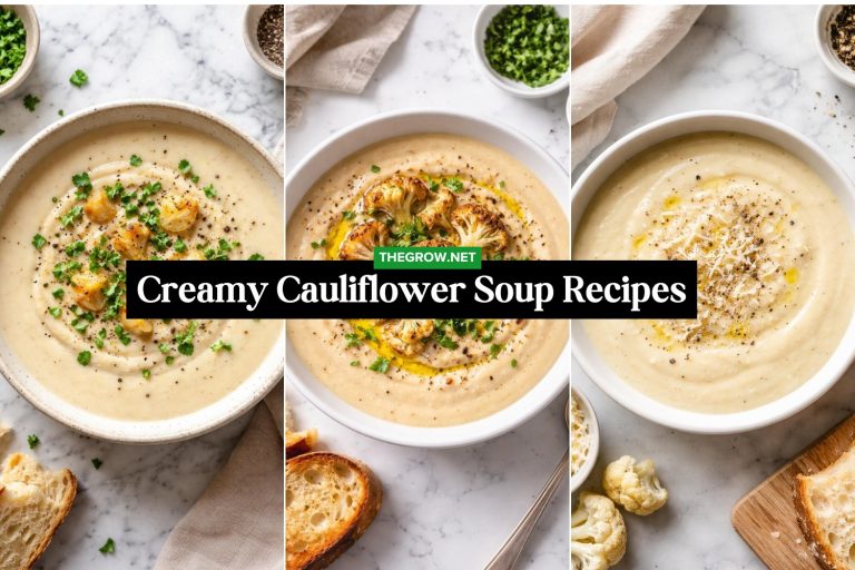 Creamy Cauliflower Soup Recipes