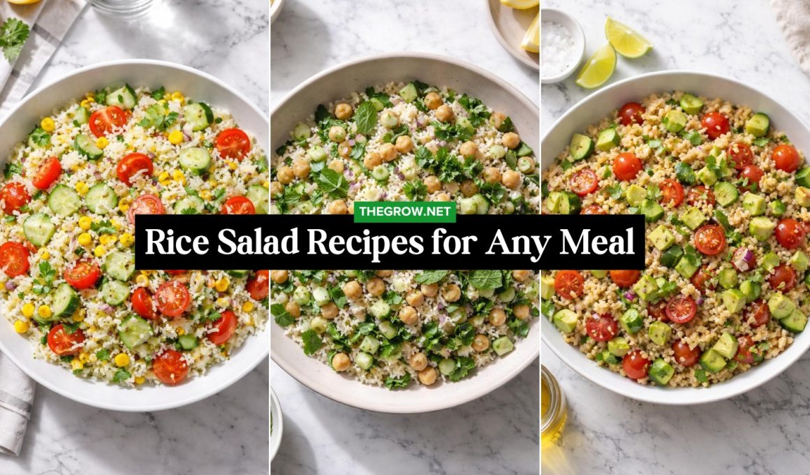 Easy Rice Salad Recipes for Any Meal